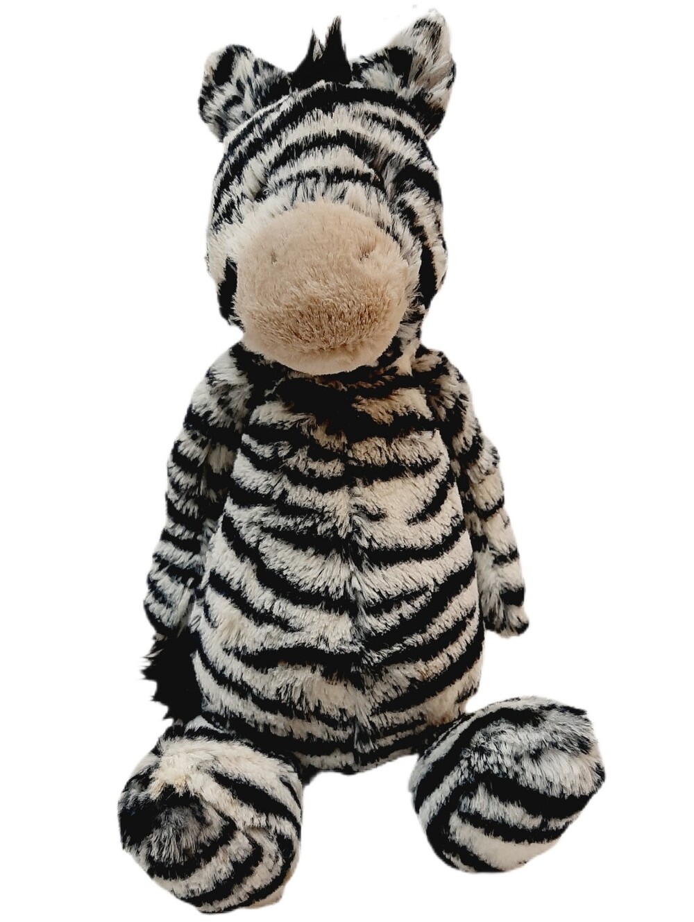 🍒 Jellycat Bashful Zebra Medium Plush Stuffed Animal Retired HTF Kids Soft Toy